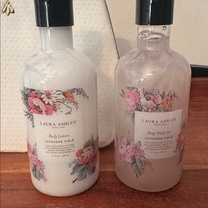 NWT Laura Ashley Floral Body Care Set